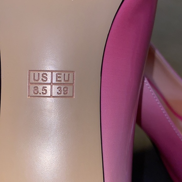 NWT Eldof Peep Toe Pump in Pink Hombre - Picture 12 of 12